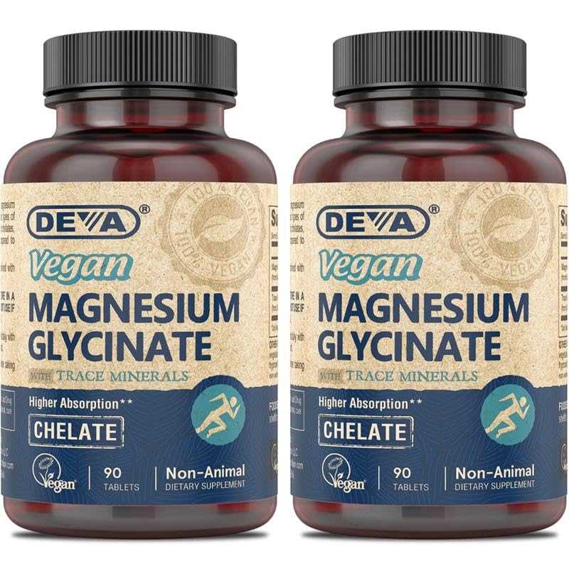 DEVA Vegan Magnesium Glycinate 330g front view