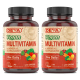 DEVA Vegan Multivitamin and Mineral Supplement front view