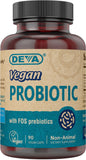 DEVA Vegan Probiotic Capsules 90 Count front view