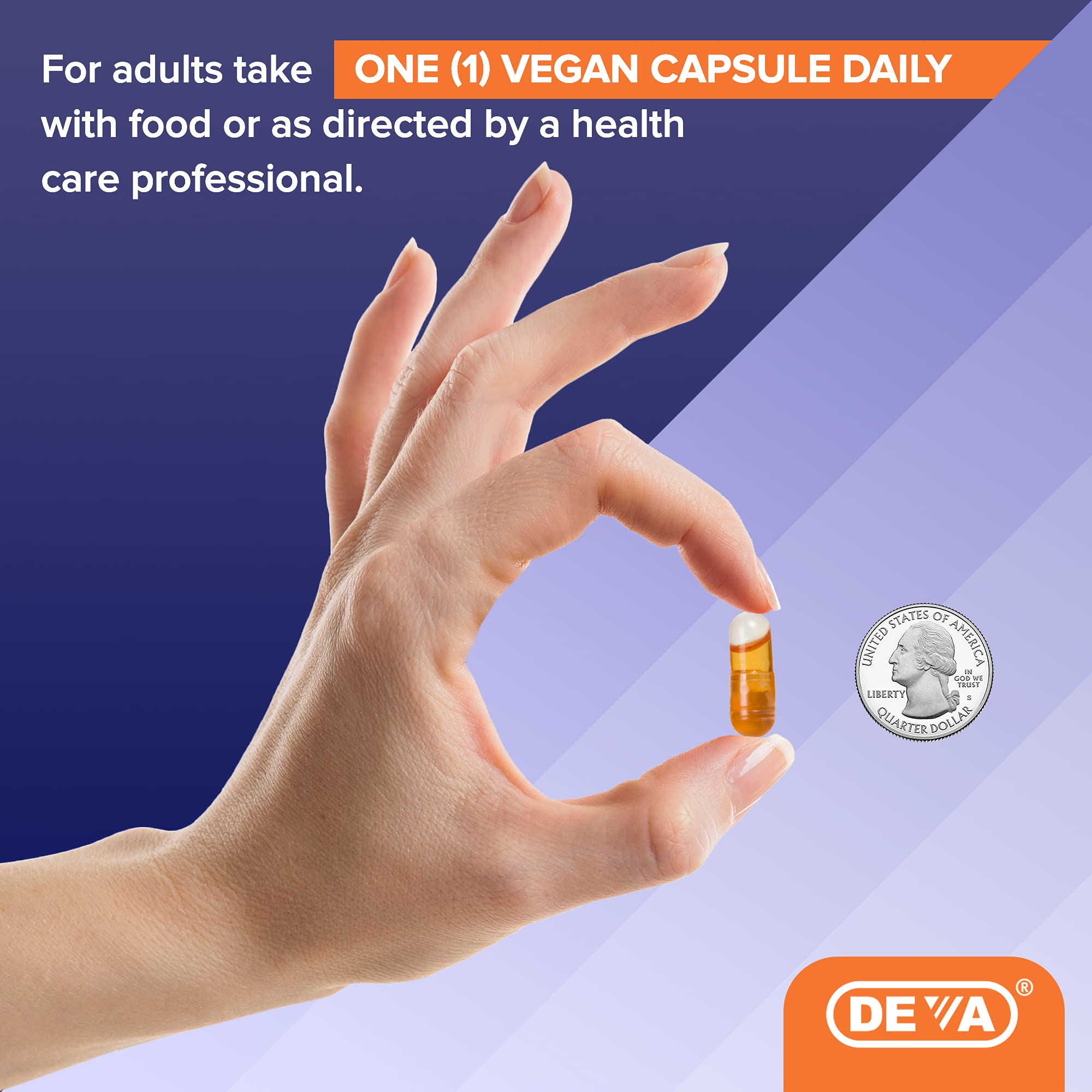 DEVA Vitamin E 400IU mixed tocopherols ingredients list