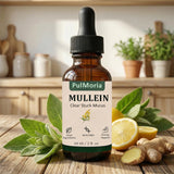DFTLUUE Mullein Herbal Supplement 150g liquid drops dropper close-up