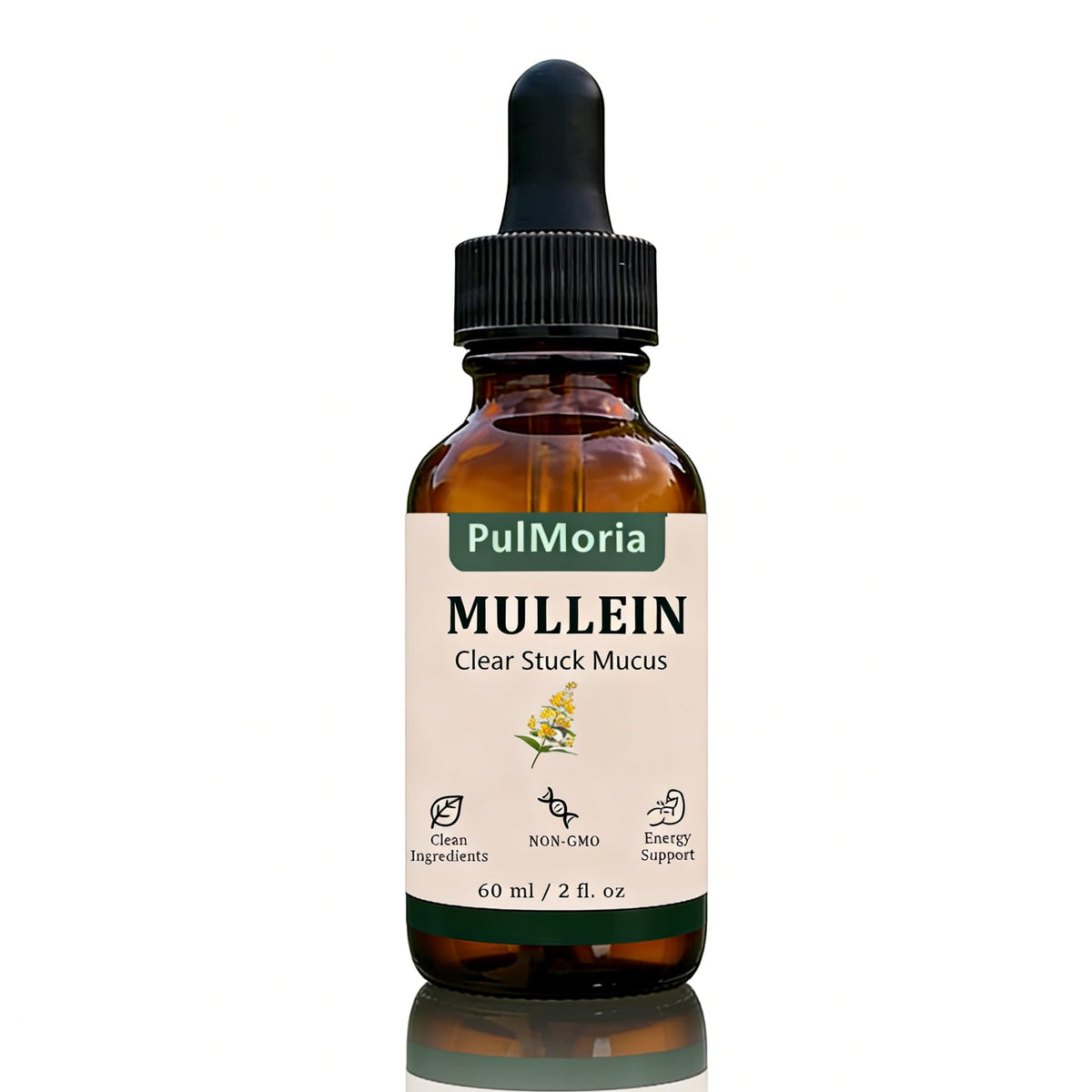 DFTLUUE Mullein Herbal Supplement 150g liquid drops front view