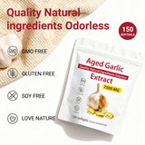 Dgtkayi Odourless Aged Garlic Extract Softgels back view