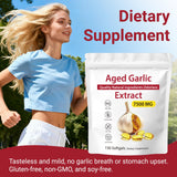Dgtkayi Odourless Aged Garlic Extract Softgels with measuring spoon
