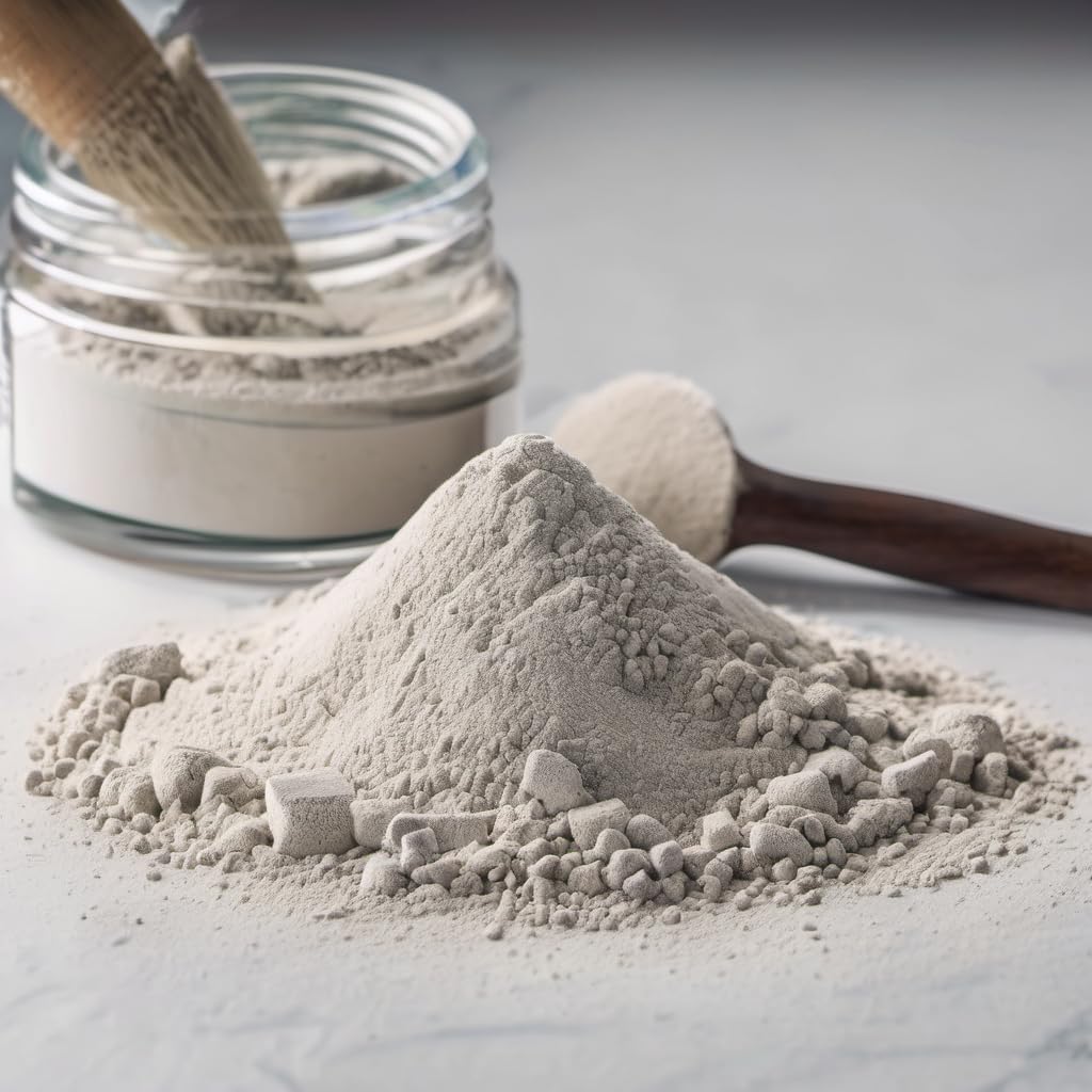 DHARMA RESEARCH Zinc Oxide Powder 1.5oz with ingredients for DIY cream