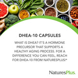 DHEA supplement ingredients list on packaging