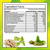 Diamond Hills B12 Patch ingredients list