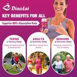 DIAOLAI Calcium Citrate Gummies on a kitchen counter
