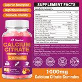 DIAOLAI Calcium Citrate Gummies packaging with resealable lid
