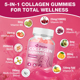 DIAOLAI Collagen Gummies resealable bottle open