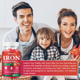 DIAOLAI Iron Gummies portable bottle dimensions