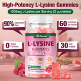 DIAOLAI L-Lysine Gummies with a handful of gummies