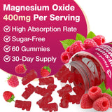 DIAOLAI Magnesium Gummies bottle with a hand holding a gummy