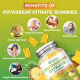 DIAOLAI Potassium Citrate Gummies 1500mg gummies close-up