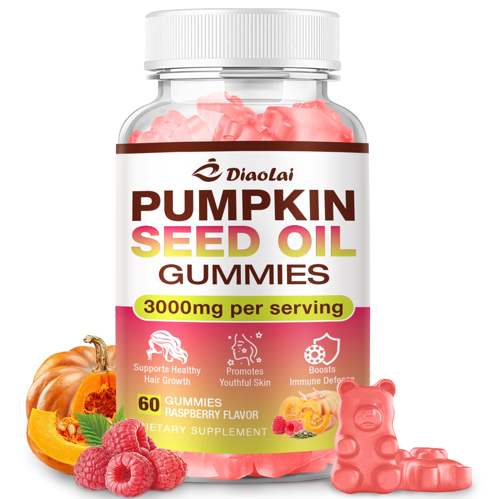 DIAOLAI Saw Palmetto Gummies bottle front view