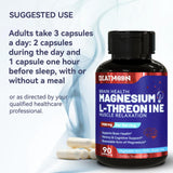 DIATMOON Magnesium L-Threonine Capsules with measuring spoon