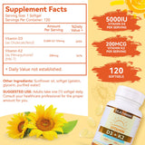 DIATMOON Vitamin D3 K2 softgels close-up of softgel