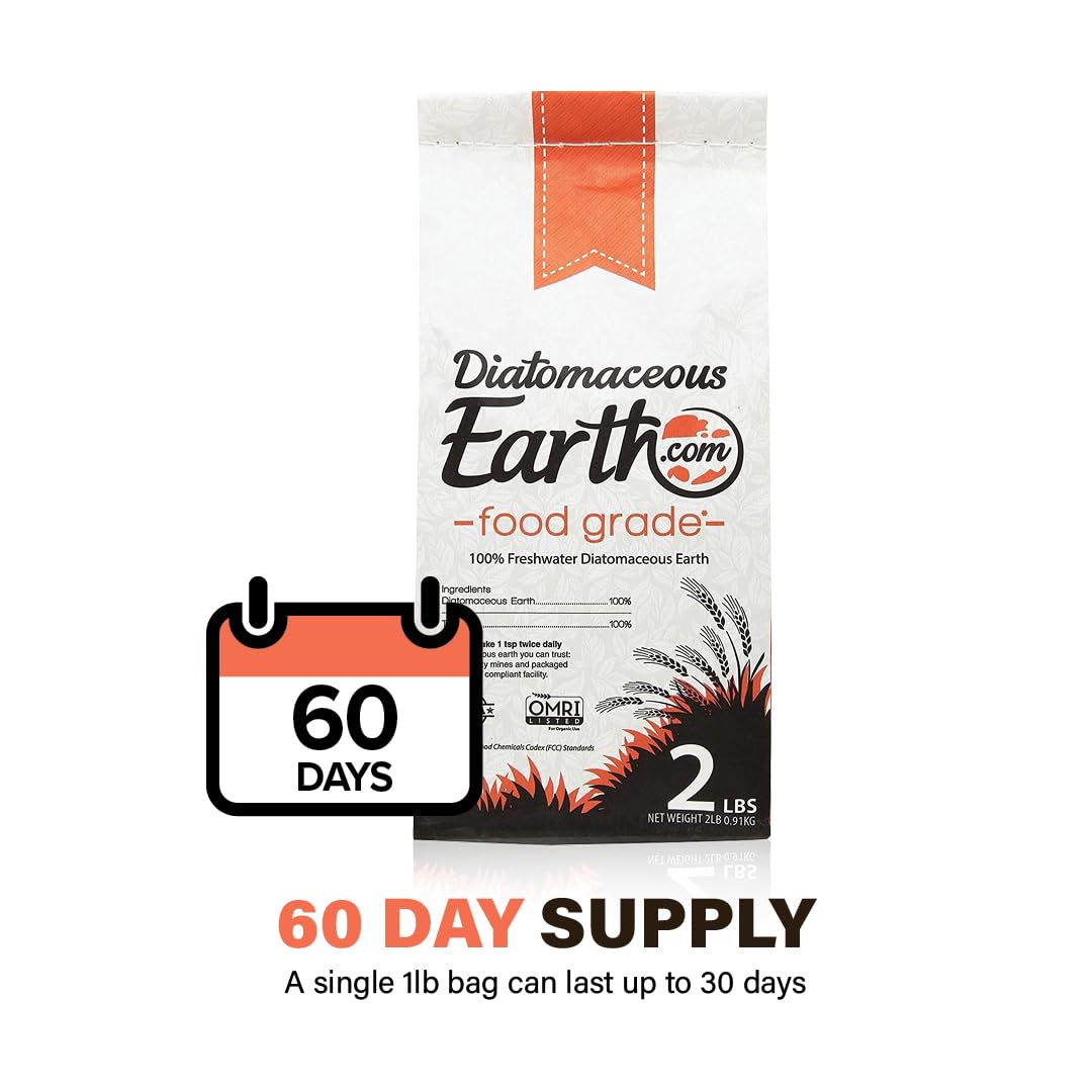 Diatomaceous Earth Food Grade 907g back view packaging