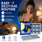 Diehous Sleep Patches applied on skin