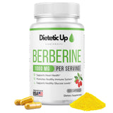 Dietetic Up Berberine HCL 1000mg supplement jar front view