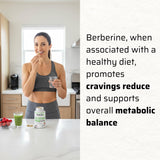 Dietetic Up Berberine HCL 1000mg supplement jar with label