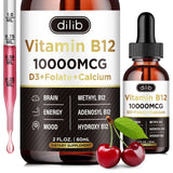 dilib B12 Complex Liquid Drops front view with cherry flavour
