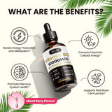 dilib B12 Complex Liquid Supplement bottle with cap open