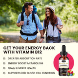 dilib B12 Complex Liquid Supplement side view showing dosage information