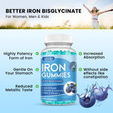 dilib Iron Supplement Gummies blue berry flavour gummies