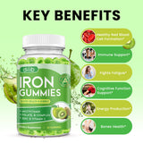 dilib Iron Supplement Gummies close-up of gummies
