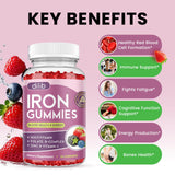 dilib Iron Supplement Gummies close-up of gummies