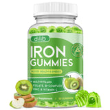 dilib Iron Supplement Gummies front view with packaging