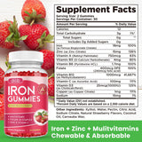 dilib Iron Supplement Gummies lifestyle shot with fruits