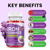 dilib Iron Supplement Gummies side view with dosage details