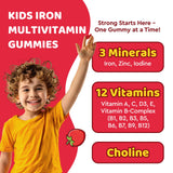 dilib Kids Iron Gummies 18mg strawberry flavour packaging