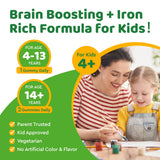 dilib Kids Iron Gummies in a bowl