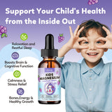 dilib Kids Magnesium Glycinate Liquid Supplement bottle side view