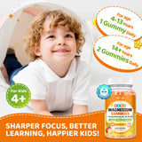 dilib Kids Magnesium Gummies 240g back view with nutritional information