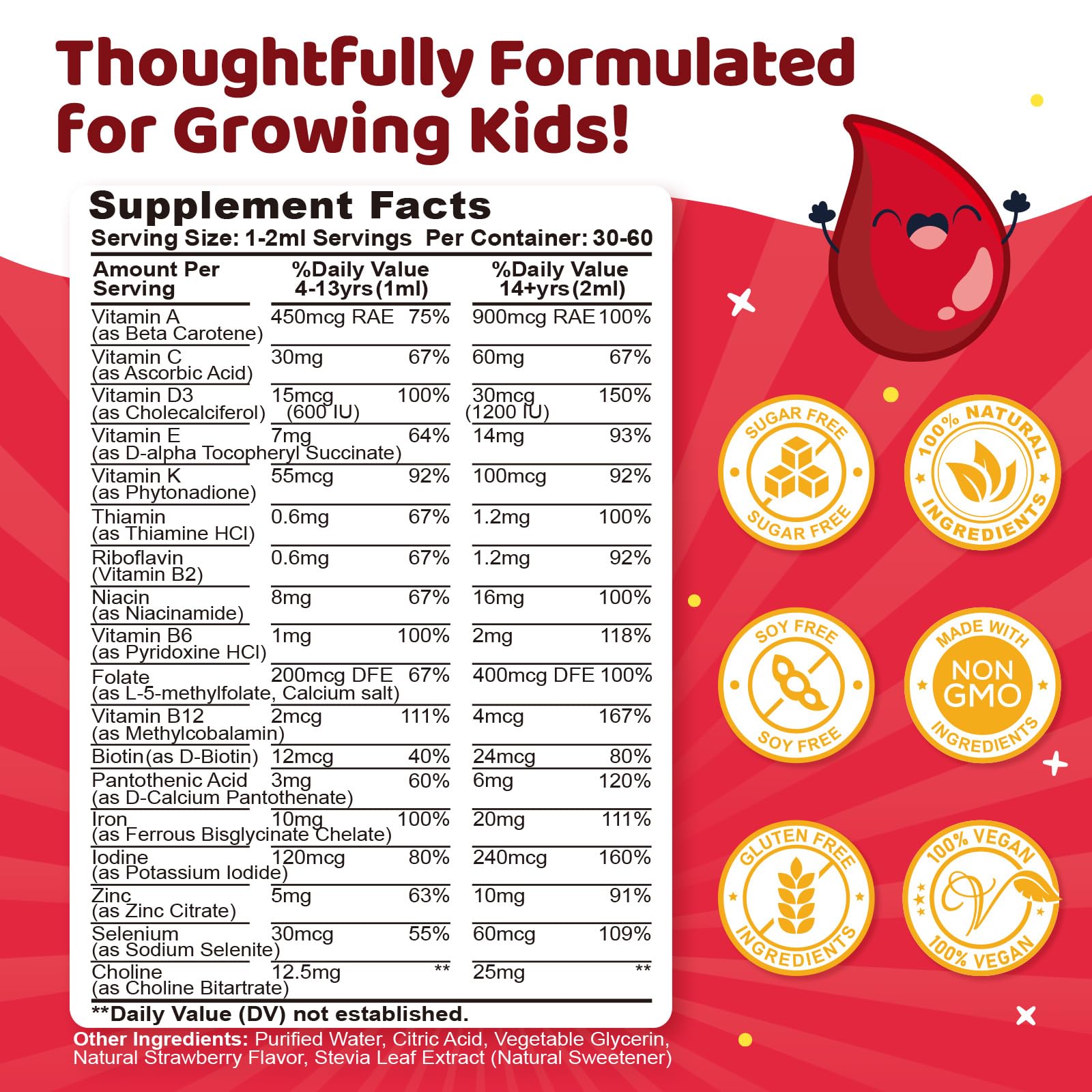 dilib Liquid Iron Drops for Kids dosage instructions