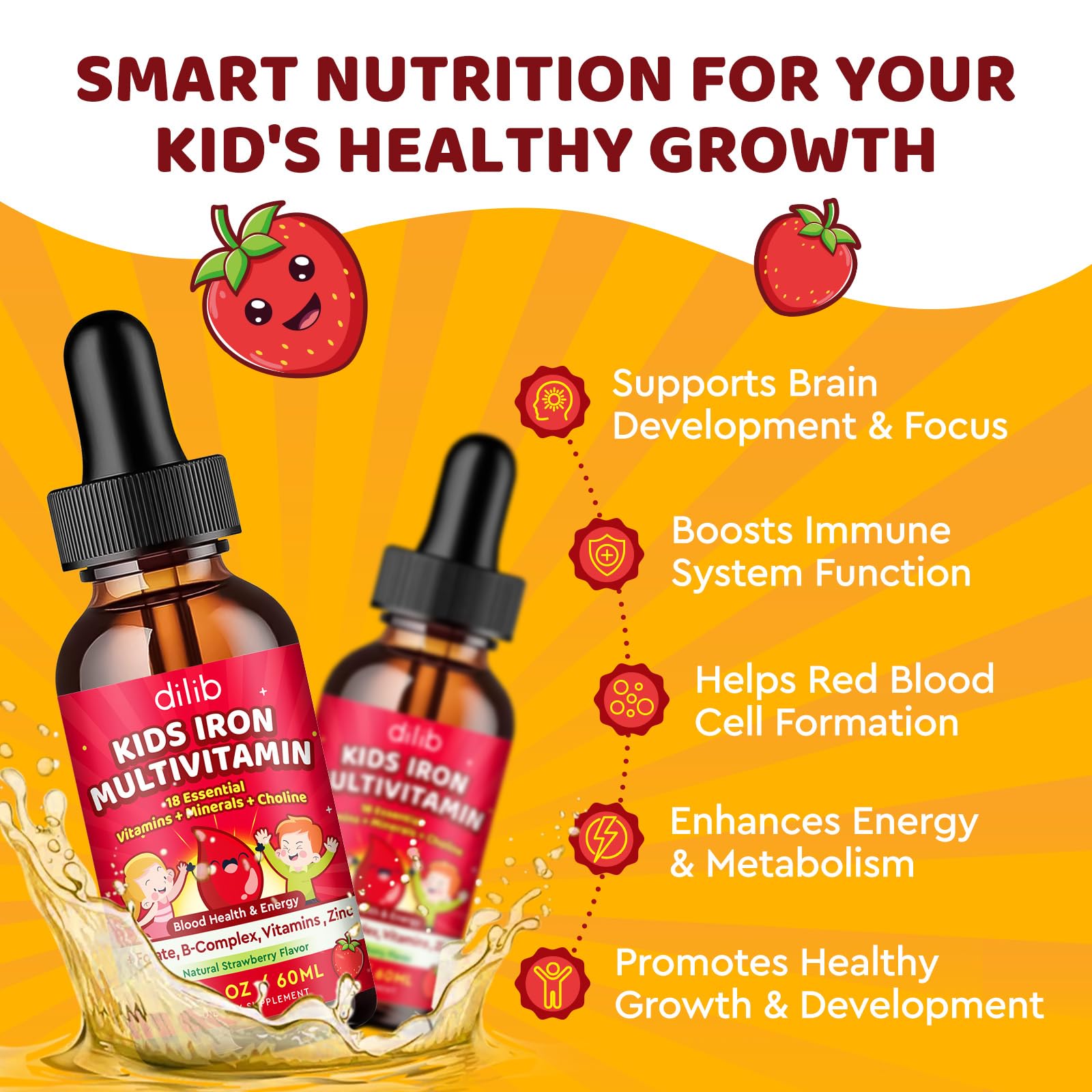 dilib Liquid Iron Drops for Kids liquid dropper