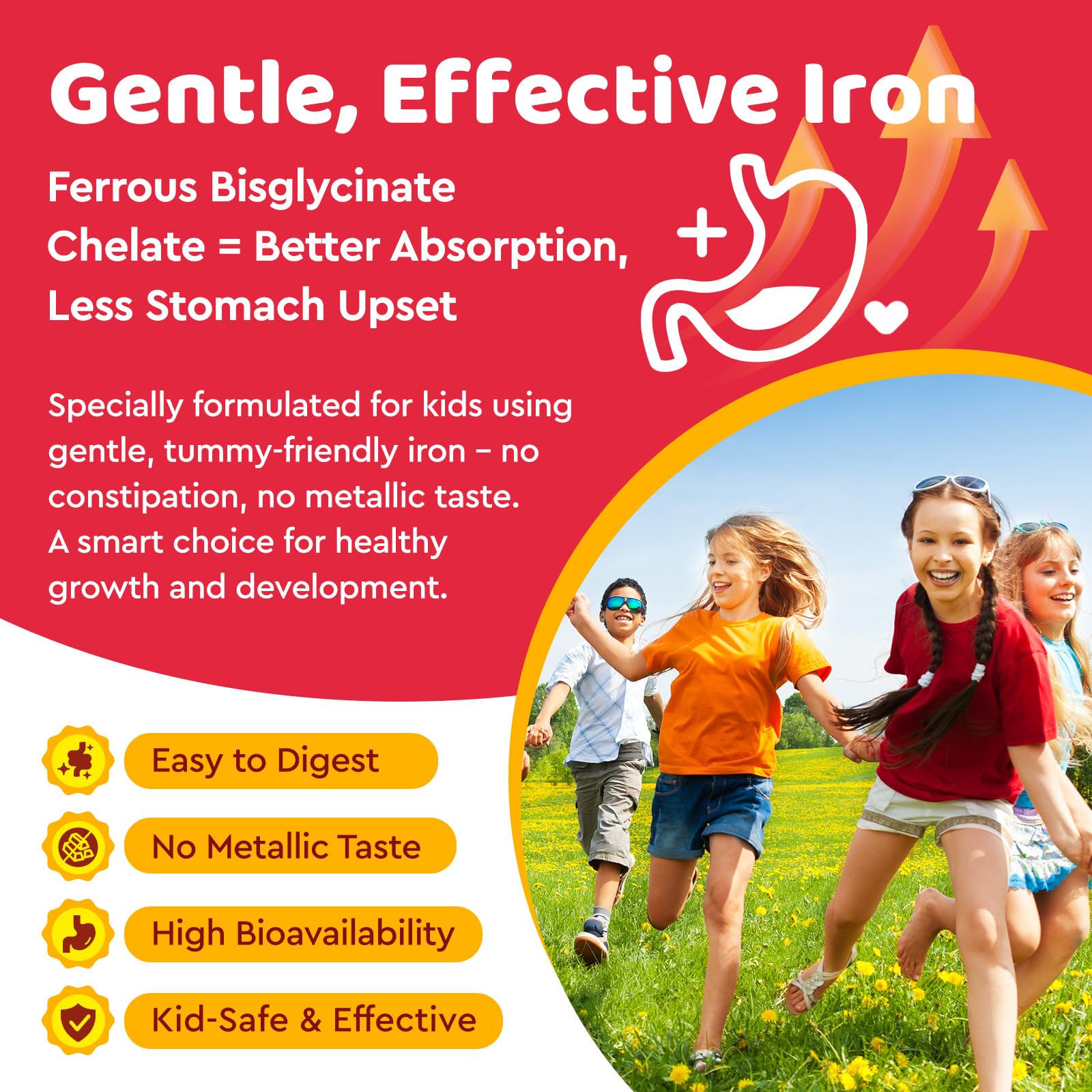 dilib Liquid Iron Drops for Kids with strawberry flavour