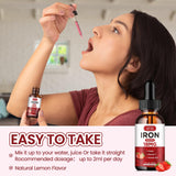 dilib Liquid Iron Supplement with a measuring spoon