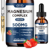 dilib Liquid Magnesium Supplement 500mg front view