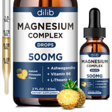 dilib Liquid Magnesium Supplement 500mg front view