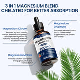 dilib Liquid Magnesium Supplement bottle side view