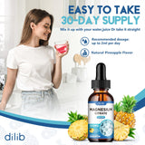 dilib Magnesium Citrate Liquid Drops 500mg lifestyle scene on kitchen counter