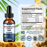 dilib Magnesium Complex Liquid Drops 500mg on wooden table