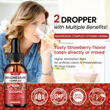 dilib Magnesium Drops 400mg on a wooden table