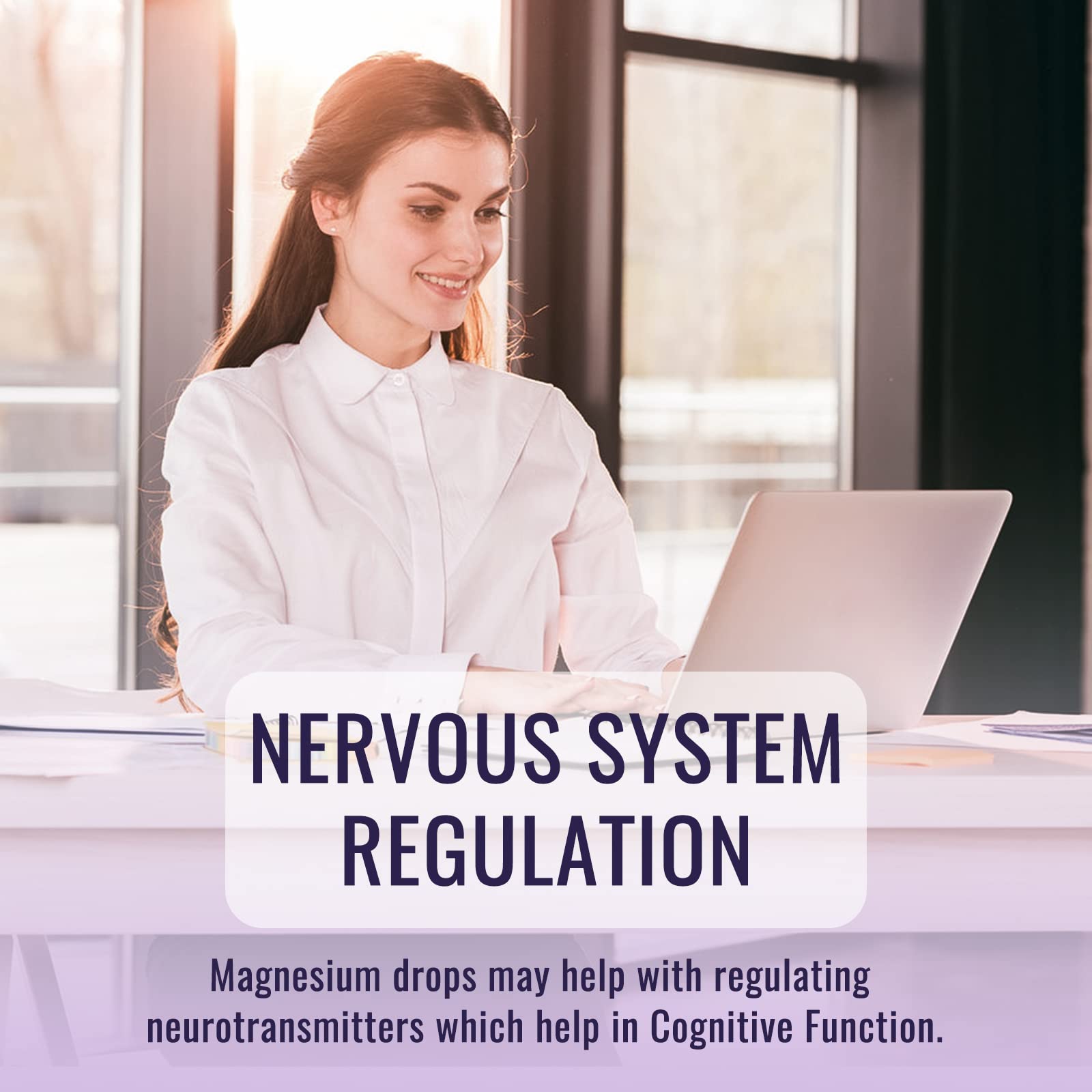 dilib Magnesium Glycinate Drops 500mg bottle side view