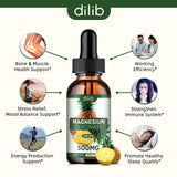 dilib Magnesium Glycinate Drops 500mg liquid dropper close-up